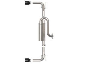 Afe - Advance Flow Engineering - 49-37023-B | AFE Power Takeda 3 IN to 2-1/2 IN 304 Stainless Steel Axle-Back Exhaust w/ Black Tip (2019-2024 3 L4-2.5L/2.5L t) - Image 2