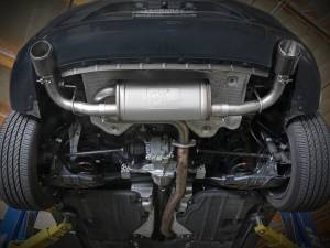 Afe - Advance Flow Engineering - 49-37023-L | AFE Power Takeda 3 IN to 2-1/2 IN 304 Stainless Steel Axle-Back Exhaust w/ Blue Flame Tip (2019-2024 3 L4-2.5L/2.5L t) - Image 4