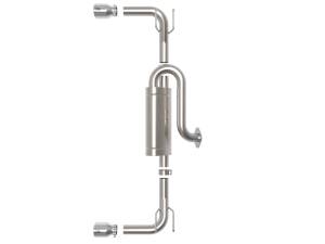 Afe - Advance Flow Engineering - 49-37023-P | AFE Power Takeda 3 IN to 2-1/2 IN 304 Stainless Steel Axle-Back Exhaust w/ Polished Tip (2019-2024 3 L4-2.5L/2.5L t) - Image 2