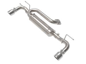 Afe - Advance Flow Engineering - 49-37023-P | AFE Power Takeda 3 IN to 2-1/2 IN 304 Stainless Steel Axle-Back Exhaust w/ Polished Tip (2019-2024 3 L4-2.5L/2.5L t) - Image 1