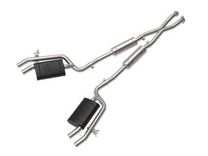 Afe - Advance Flow Engineering - 49-37025 | AFE Power Gemini XV 2-1/2 IN 304 Stainless Steel Cat-Back Exhaust System w/ Cut-Out (2018-2021 Stinger V6-3.3L tt) - Image 1
