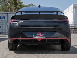 Afe - Advance Flow Engineering - 49-37027-B | AFE Power Takeda 3 IN 304 Stainless Steel Axle-Back Exhaust w/ Black Tips (2022-2023 Elantra N L4-2.0L t) - Image 5