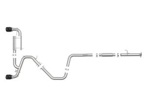 Afe - Advance Flow Engineering - 49-37030-B | AFE Power Takeda 3 IN 304 Stainless Steel Cat-Back Exhaust w/ Black Tips (2021-2022 Veloster N L4-2.0L t) - Image 2