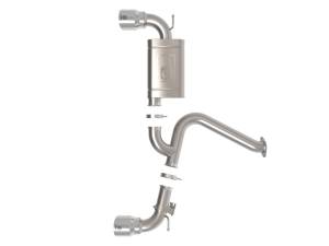Afe - Advance Flow Engineering - 49-37032-P | AFE Power Takeda 3 IN 304 Stainless Steel Axle-Back Exhaust w/ Polished Tips (2022-2023 Kona N L4-2.0L t) - Image 2