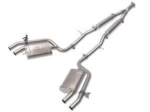 Afe - Advance Flow Engineering - 49-37034 | AFE Power Gemini XV 3 IN to 2-1/2 304 Stainless Steel Cat-Back Exhaust System w/ Cut-Out (2018-2021 Stinger L4-2.0L t) - Image 1