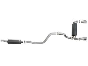 Afe - Advance Flow Engineering - 49-38066-P | AFE Power Rebel Series 2-1/2 IN 304 Stainless Steel Cat-Back Exhaust w/ Polished Tips (2018-2024 Wrangler JL V6-3.6L) - Image 2