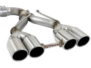 Afe - Advance Flow Engineering - 49-38071-P | AFE Power Rebel Series 2-1/2 IN 304 Stainless Steel Cat-Back Exhaust w/ Polished Tip (2018-2024 Wrangler JL V6-3.6L ) - Image 3