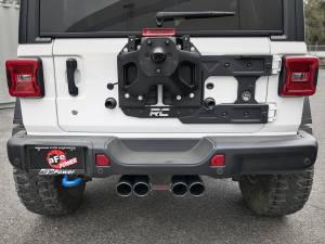 Afe - Advance Flow Engineering - 49-38073-B | AFE Power Rebel Series 2-1/2 IN 304 Stainless Steel Cat-Back Exhaust System w/ Black Tip (2018-2024 Wrangler JL V6-3.6L ) - Image 5