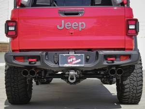 Afe - Advance Flow Engineering - 49-38084-B | AFE Power Vulcan Series 3 IN to 2-1/2 IN 304 Stainless Steel Cat-Back Exhaust System Black (2020-2024 Gladiator JT V6-3.6L) - Image 6