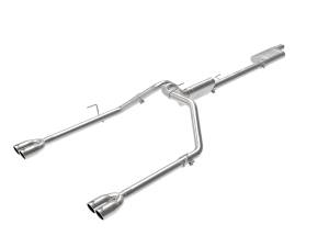 Afe - Advance Flow Engineering - 49-38084-P | AFE Power Vulcan Series 3 IN to 2-1/2 IN 304 Stainless Steel Cat-Back Exhaust Polished (2020-2024 Gladiator JT V6-3.6L) - Image 1