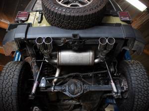 Afe - Advance Flow Engineering - 49-38086-P | AFE Power Vulcan Series 2-1/2 IN 304 Stainless Steel Axle-Back Exhaust System Polished (2007-2018 Wrangler JK V6-3.6L/3.8L) - Image 5