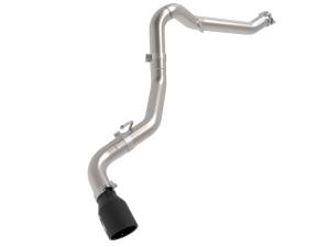 Afe - Advance Flow Engineering - 49-38093-B | AFE Power Vulcan Series 3 IN 304 Stainless Steel DPF-Back Exhaust System w/Black Tip (2021-2023 Gladiator JT V6-3.0L td) - Image 1