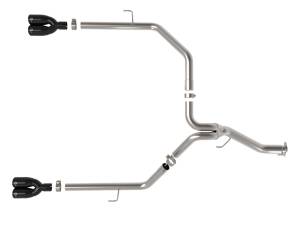 Afe - Advance Flow Engineering - 49-38095-B | AFE Power Vulcan Series 3 IN to 2-1/2 IN Stainless Steel Cat-Back Exhaust System Black (2021-2023 Gladiator V6-3.0L td) - Image 2
