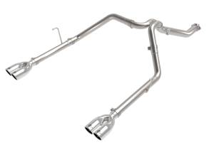 Afe - Advance Flow Engineering - 49-38095-P | AFE Power Vulcan Series 3 IN to 2-1/2 IN Stainless Steel Cat-Back Exhaust System Polished (2021-2023 Gladiator V6-3.0L td) - Image 1