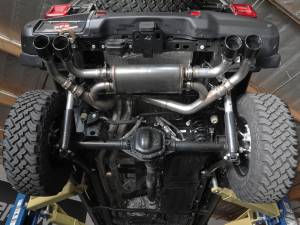 Afe - Advance Flow Engineering - 49-38098-B | AFE Power Vulcan Series 2-1/2 IN to 3 IN Stainless Steel Cat-Back Exhaust System Black (2021-2024 Wrangler 392 JL V8-6.4L) - Image 3
