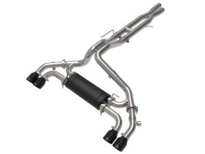 Afe - Advance Flow Engineering - 49-38098-B | AFE Power Vulcan Series 2-1/2 IN to 3 IN Stainless Steel Cat-Back Exhaust System Black (2021-2024 Wrangler 392 JL V8-6.4L) - Image 1