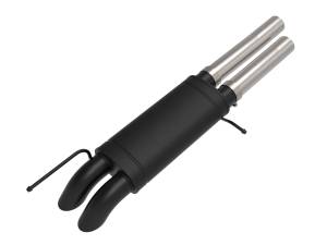 Afe - Advance Flow Engineering - 49-38099 | AFE Power ROCK BASHER 3 IN 304 Stainless Steel Cat-Back Exhaust System (2021-2024 Wrangler 392 JL V8-6.4L) - Image 1