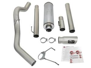 Afe - Advance Flow Engineering - 49-42005 | AFE Power Large Bore-HD 4 IN 409 Stainless Steel Cat-Back Exhaust System w/ Polished Tip (2003-2004 Ram 2500, 3500 Pickup L6-5.9L td) - Image 2