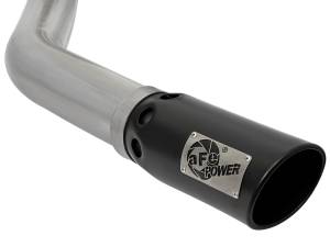 Afe - Advance Flow Engineering - 49-42006-B | AFE Power Large Bore-HD 4 IN 409 Stainless Steel DPF-Back Exhaust System w/ Black Tip (2007-2012 Ram 2500, 3500 Pickup L6-6.7L td) - Image 3