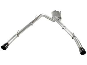 Afe - Advance Flow Engineering - 49-42013-B | AFE Power Mach Force-Xp 3 IN Cat-Back Exhaust System with Dual Gloss Black Tips (2009-2024 Ram 1500 Pickup V8-5.7L) - Image 3