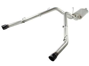 Afe - Advance Flow Engineering - 49-42013-B | AFE Power Mach Force-Xp 3 IN Cat-Back Exhaust System with Dual Gloss Black Tips (2009-2024 Ram 1500 Pickup V8-5.7L) - Image 2