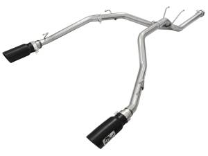 Afe - Advance Flow Engineering - 49-42041-B | AFE Power Large Bore-HD 2-1/2 IN 409 Stainless Steel DPF-Back Exhaust System w/Black Tip (2014-2019 Ram 1500 Pickup V6-3.0L td) - Image 2
