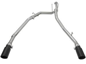 Afe - Advance Flow Engineering - 49-42041-B | AFE Power Large Bore-HD 2-1/2 IN 409 Stainless Steel DPF-Back Exhaust System w/Black Tip (2014-2019 Ram 1500 Pickup V6-3.0L td) - Image 3