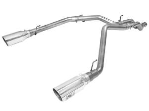 49-42045-B | AFE Power Large Bore-HD 3 IN 409 Stainless Steel DPF-Back Exhaust System w/Black Tip (2014-2019 Ram 1500 Pickup V6-3.0L td)