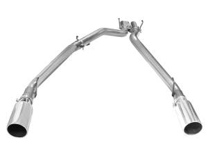 Afe - Advance Flow Engineering - 49-42045-P | AFE Power Large Bore-HD 3 IN 409 Stainless Steel DPF-Back Exhaust System w/Polished Tip (2014-2019 Ram 1500 Pickup V6-3.0L td) - Image 2