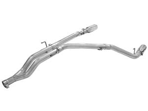 Afe - Advance Flow Engineering - 49-42045-P | AFE Power Large Bore-HD 3 IN 409 Stainless Steel DPF-Back Exhaust System w/Polished Tip (2014-2019 Ram 1500 Pickup V6-3.0L td) - Image 3