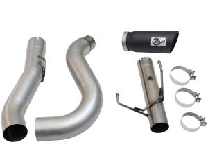 Afe - Advance Flow Engineering - 49-42051-1B | AFE Power Large Bore-HD 5 IN 409 Stainless Steel DPF-Back Exhaust System w/Black Tip (2013-2018 Ram 2500, 3500 Pickup L6-6.7L td) - Image 2