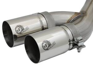 Afe - Advance Flow Engineering - 49-42057-P | AFE Power Rebel Series 3-1/2 IN Stainless Steel Cat-Back Exhaust System w/Polish Tip (2014-2018 Ram 2500, 3500 Pickup V8-6.4L) - Image 4