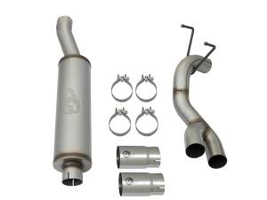 Afe - Advance Flow Engineering - 49-42057-P | AFE Power Rebel Series 3-1/2 IN Stainless Steel Cat-Back Exhaust System w/Polish Tip (2014-2018 Ram 2500, 3500 Pickup V8-6.4L) - Image 2