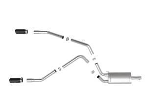 Afe - Advance Flow Engineering - 49-42074-B | AFE Power Apollo GT Series 3 IN 409 Stainless Steel Cat-Back Exhaust System w/ Black Tip (2009-2024 Ram 1500 Pickup V8-5.7L) - Image 2