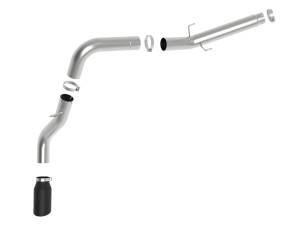 Afe - Advance Flow Engineering - 49-42075-B | AFE Power Large Bore-HD 5 IN 409 Stainless Steel DPF-Back Exhaust System w/Black Tip (2019-2024 Ram 2500, 3500 Pickup L6-6.7L td) - Image 2