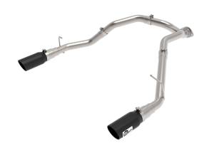 Afe - Advance Flow Engineering - 49-42080-B | AFE Power Large Bore-HD 3 IN 409 Stainless Steel DPF-Back Exhaust System w/Black Tip (2020-2021 1500 V6-3.0L td) - Image 1