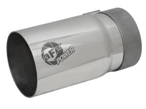 Afe - Advance Flow Engineering - 49-42082-P | AFE Power Rebel Series 3-1/2 IN Stainless Steel Cat-Back Exhaust System w/Polish Tip (2019-2021 Trucks V8-6.4L) - Image 3