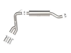 Afe - Advance Flow Engineering - 49-42082-P | AFE Power Rebel Series 3-1/2 IN Stainless Steel Cat-Back Exhaust System w/Polish Tip (2019-2021 Trucks V8-6.4L) - Image 2
