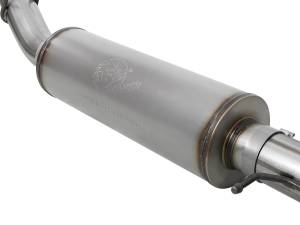 Afe - Advance Flow Engineering - 49-43008-P | AFE Power Large Bore-HD 4 IN 409 Stainless Steel Turbo-Back Exhaust System w/ Polished Tip (2000-2003 Excursion V8-7.3L td) - Image 3