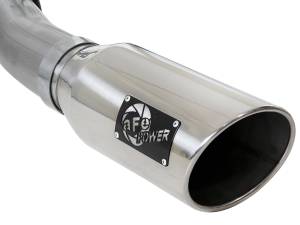Afe - Advance Flow Engineering - 49-43008-P | AFE Power Large Bore-HD 4 IN 409 Stainless Steel Turbo-Back Exhaust System w/ Polished Tip (2000-2003 Excursion V8-7.3L td) - Image 4