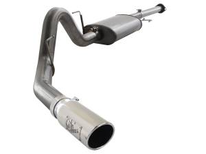 49-43038-P | AFE Power MACH Force-Xp 3 IN to 3-1/2 IN 409 Stainless Steel Cat-Back Exhaust w/Polish Tip (2011-2014 F150 Pickup V6-3.5L tt)