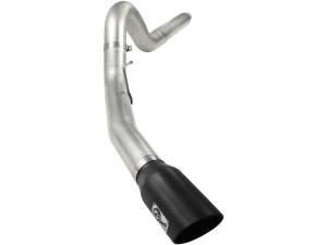 Afe - Advance Flow Engineering - 49-43054-B | AFE Power Large Bore-HD 5 IN 409 Stainless Steel DPF-Back Exhaust System w/Black Tip (2008-2010 F250, F350 Super Duty V8-6.4L td) - Image 2