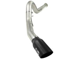 Afe - Advance Flow Engineering - 49-43055-B | AFE Power Large Bore-HD 5 IN 409 Stainless Steel DPF-Back Exhaust System w/Black Tip (2011-2014 F250, F350 Super Duty V8-6.7L td) - Image 2
