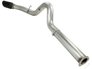 Afe - Advance Flow Engineering - 49-43055-B | AFE Power Large Bore-HD 5 IN 409 Stainless Steel DPF-Back Exhaust System w/Black Tip (2011-2014 F250, F350 Super Duty V8-6.7L td) - Image 3