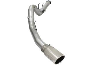 Afe - Advance Flow Engineering - 49-43064-P | AFE Power Large Bore-HD 5 IN 409 Stainless Steel DPF-Back Exhaust System w/Polished Tip (2015-2016 F250, F350 Super Duty V8-6.7L td) - Image 2