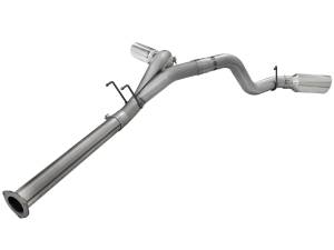 Afe - Advance Flow Engineering - 49-43065-P | AFE Power Large Bore-HD 4 IN 409 Stainless Steel DPF-Back Exhaust System w/Polished Tip (2011-2014 F250, F350 Super Duty V8-6.7L td) - Image 3