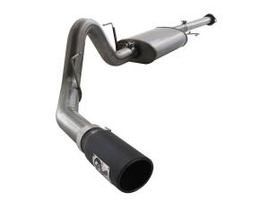 49-43067-B | AFE Power MACH Force-Xp 3 IN to 3-1/2 IN 409 Stainless Steel Cat-Back Exhaust w/ Black Tip (2011-2014 F150 Pickup V6-3.5L tt)
