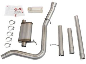 Afe - Advance Flow Engineering - 49-43076-P | AFE Power MACH Force-Xp 3 IN to 3-1/2 IN 409 Stainless Steel Cat-Back Exhaust w/Polish Tip (1999-2004 F250, F350 Super Duty V10-6.8L/V8-5.4L) - Image 2