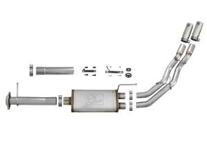 Afe - Advance Flow Engineering - 49-43078-P | AFE Power Rebel Series 3 IN to 2-1/2 IN 409 Stainless Steel Cat-Back Exhaust w/ Polish Tip (2011-2014 F150 Pickup V6-3.5L tt) - Image 2