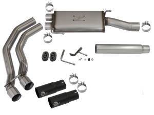 Afe - Advance Flow Engineering - 49-43079-B | AFE Power Rebel Series 3 IN to 2-1/2 IN 409 Stainless Steel Cat-Back Exhaust w/Black Tip (2004-2008 F150 Pickup V8-4.6/5.4L) - Image 2